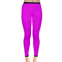 Fuchsia Pink - Inside Out Leggings by FashionLane