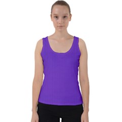 Just Purple - Velvet Tank Top by FashionLane