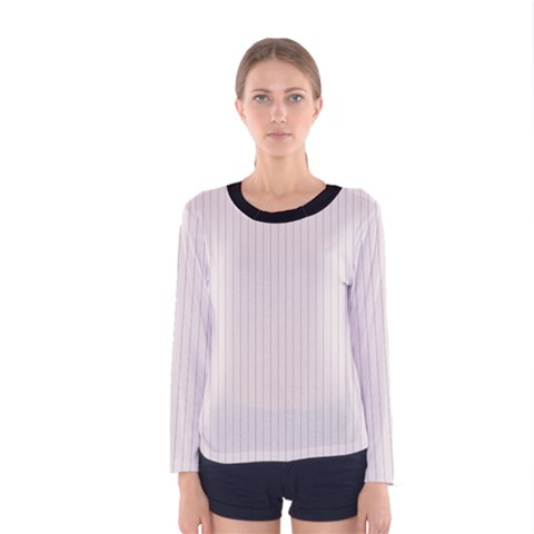 Pale Mauve - Women s Long Sleeve Tee by FashionLane