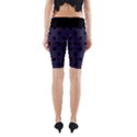 Large Black Polka Dots On Astral Aura - Yoga Cropped Leggings View2