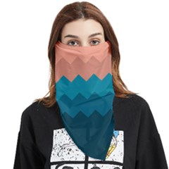 Flat Ocean Palette Face Covering Bandana (triangle) by goljakoff