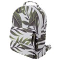 Tropical leaves Flap Pocket Backpack (Small) View1