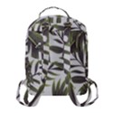 Tropical leaves Flap Pocket Backpack (Small) View3