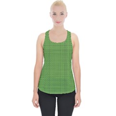 Green Knitting Piece Up Tank Top by goljakoff