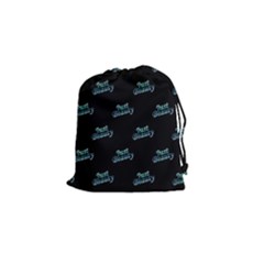 Just Beauty Words Motif Print Pattern Drawstring Pouch (small) by dflcprintsclothing