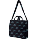Just Beauty Words Motif Print Pattern Square Shoulder Tote Bag View1