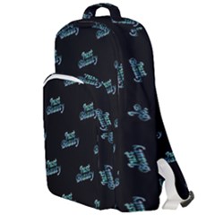 Just Beauty Words Motif Print Pattern Double Compartment Backpack by dflcprintsclothing