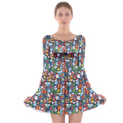 Christmas Love 2 Long Sleeve Skater Dress by designsbymallika