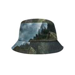 Mountain Landscape Inside Out Bucket Hat (kids) by goljakoff