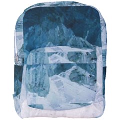 Blue Ocean Waves Full Print Backpack by goljakoff