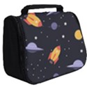 Cosmos Rockets Spaceships Ufos Full Print Travel Pouch (Big) View2