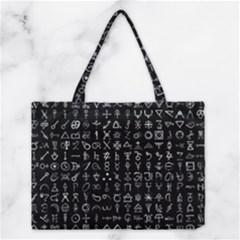 Alchemical Symbols - Collected Inverted Medium Tote Bag by WetdryvacsLair