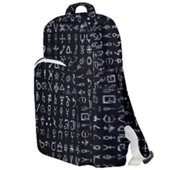 Alchemical Symbols - Collected Inverted Double Compartment Backpack by WetdryvacsLair