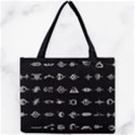 Electrical Symbols Callgraphy Short Run Inverted Mini Tote Bag View1
