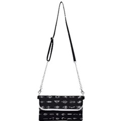 Electrical Symbols Callgraphy Short Run Inverted Mini Crossbody Handbag by WetdryvacsLair