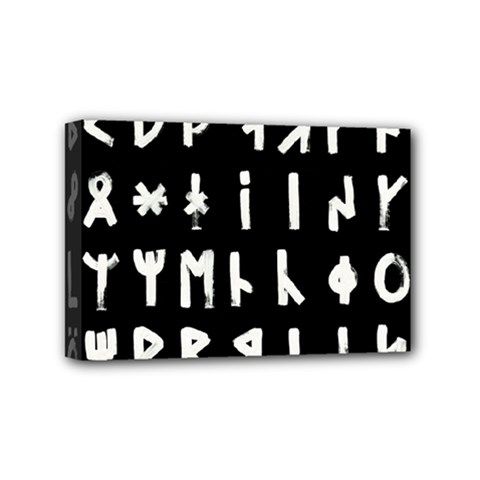 Complete Dalecarlian Rune Set Inverted Mini Canvas 6  X 4  (stretched) by WetdryvacsLair