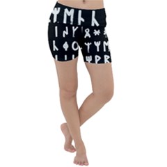 Complete Dalecarlian Rune Set Inverted Lightweight Velour Yoga Shorts by WetdryvacsLair