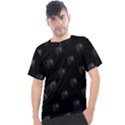 Arfican Head Sculpture Motif Print Pattern Men s Sport Top View1