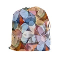Multifleurs Drawstring Pouch (2xl) by sfbijiart