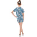 Ceramic Tile Pattern Kids  Mesh Tee and Shorts Set View2