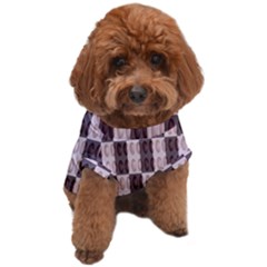 Rosegold Beads Chessboard Dog T-shirt by Sparkle