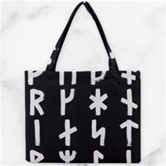 Younger Futhark Rune Set Collected Inverted Mini Tote Bag by WetdryvacsLair