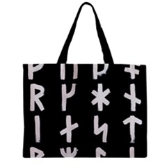 Younger Futhark Rune Set Collected Inverted Zipper Mini Tote Bag by WetdryvacsLair
