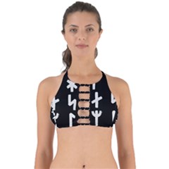 Younger Futhark Rune Set Collected Inverted Perfectly Cut Out Bikini Top by WetdryvacsLair
