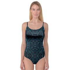 Fancy Stone Mosaic Print Pattern Camisole Leotard  by dflcprintsclothing