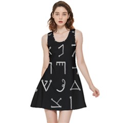 Heinrich Cornelius Agrippa Of Occult Philosophy 1651 Passing Of The River Collected Inverted Square Inside Out Reversible Sleeveless Dress by WetdryvacsLair