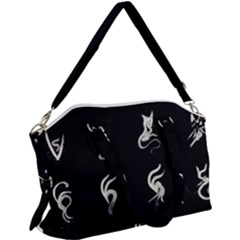 Katzen Cats Canvas Crossbody Bag by WetdryvacsLair