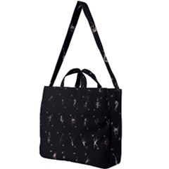 Brush And Ink Card Sequence Collected Square Shoulder Tote Bag by WetdryvacsLair