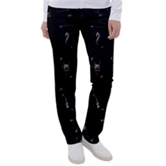 Brush And Ink Card Sequence Collected Women s Casual Pants by WetdryvacsLair