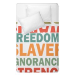 Orwell Duvet Cover Double Side (single Size) by Valentinaart