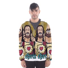 Buddy Christ Men s Hooded Windbreaker by Valentinaart