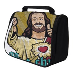 Buddy Christ Full Print Travel Pouch (small) by Valentinaart