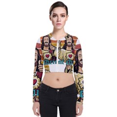 Got Christ? Long Sleeve Zip Up Bomber Jacket by Valentinaart