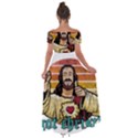 Got Christ? Off Shoulder Open Front Chiffon Dress View2