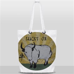 Chinese New Year ¨c Year Of The Ox Full Print Rope Handle Tote (small) by Valentinaart