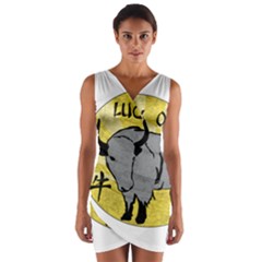 Chinese New Year ¨c Year Of The Ox Wrap Front Bodycon Dress by Valentinaart