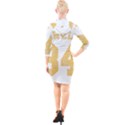 Orwell 84 Quarter Sleeve Hood Bodycon Dress View2