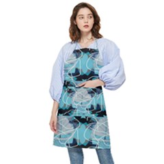Digital Waves Pocket Apron by Sparkle