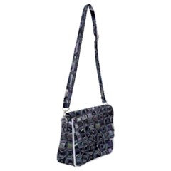Funky Mosaic  Shoulder Bag With Back Zipper by MRNStudios