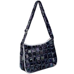 Funky Mosaic  Zip Up Shoulder Bag by MRNStudios