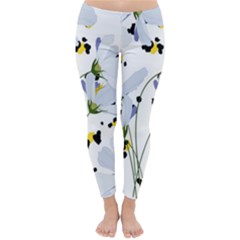 Tree Poppies  Classic Winter Leggings by Sobalvarro