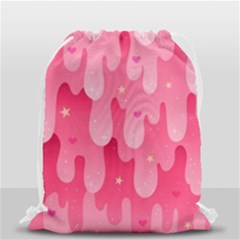 Rose Slime  Drawstring Bag (small) by Sobalvarro