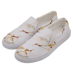 Birds And Flowers  Men s Canvas Slip Ons by Sobalvarro