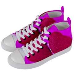 Two Hearts Women s Mid-top Canvas Sneakers by essentialimage