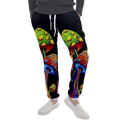 Mushroom Painting  Men s Jogger Sweatpants by AstralArtistV