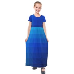 Zappwaits Water Kids  Short Sleeve Maxi Dress by zappwaits